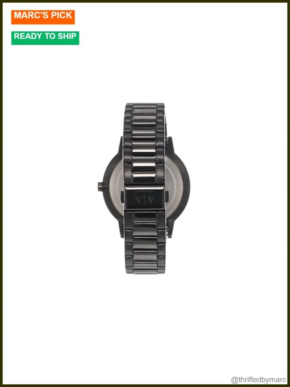 Men's Quartz Watch with Stainless Steel Bracelet, Three-Hand Movement
